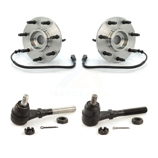 Wheel Bearing And Tie Rod End Front Kit For Ford F-150 F-250