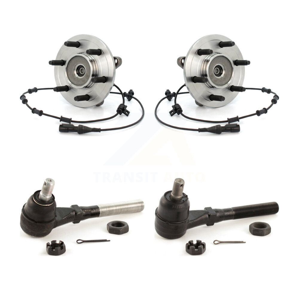 Wheel Bearing And Tie Rod End Front Kit For Ford Expedition Lincoln Navigator