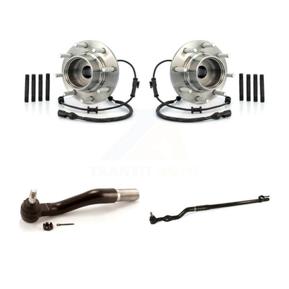 Wheel Bearing & Tie Rod End Front Kit For Ford F-350 Super Duty F-250 Excursion