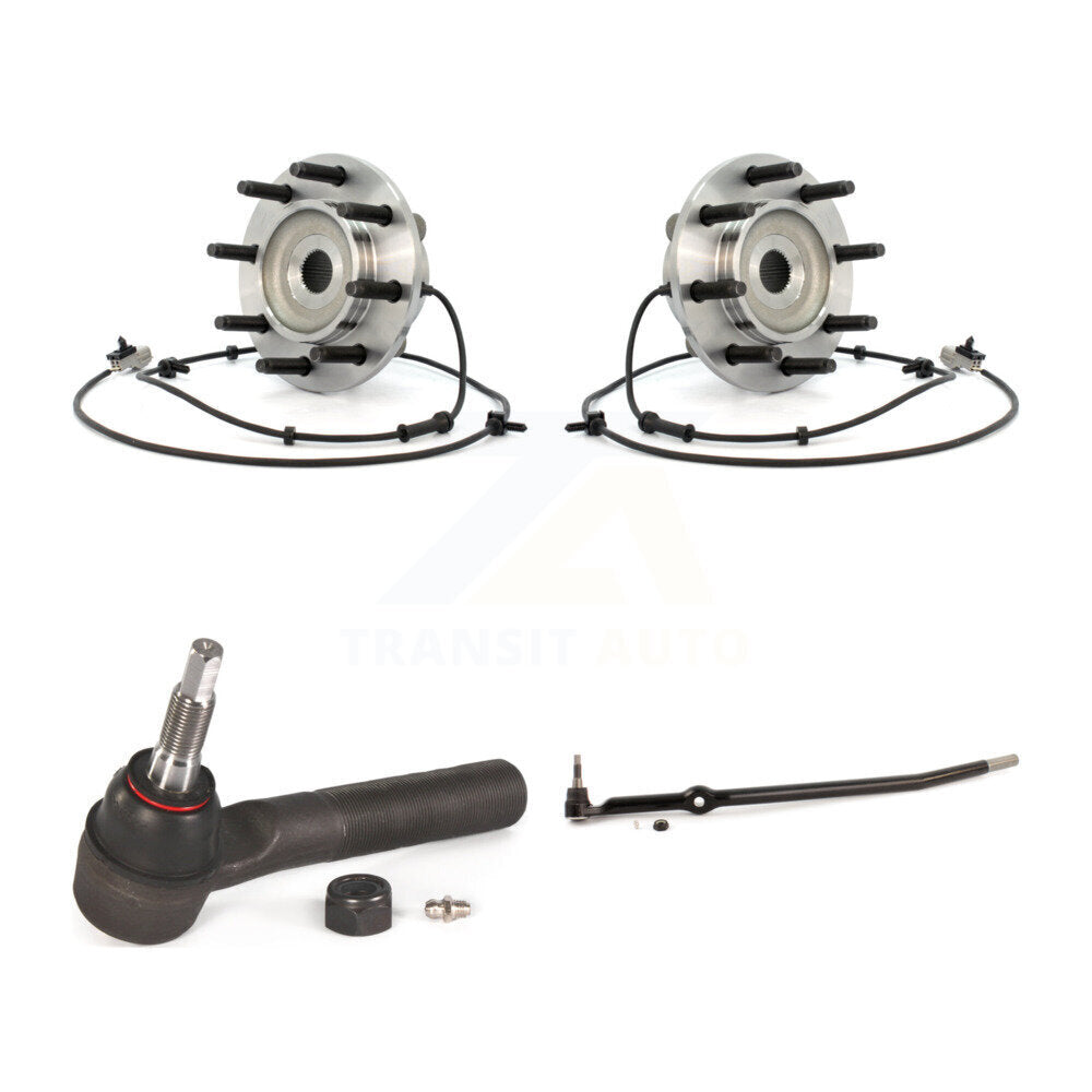 Wheel Bearing & Tie Rod End Front Kit For Dodge Ram 2500 3500 Connecting