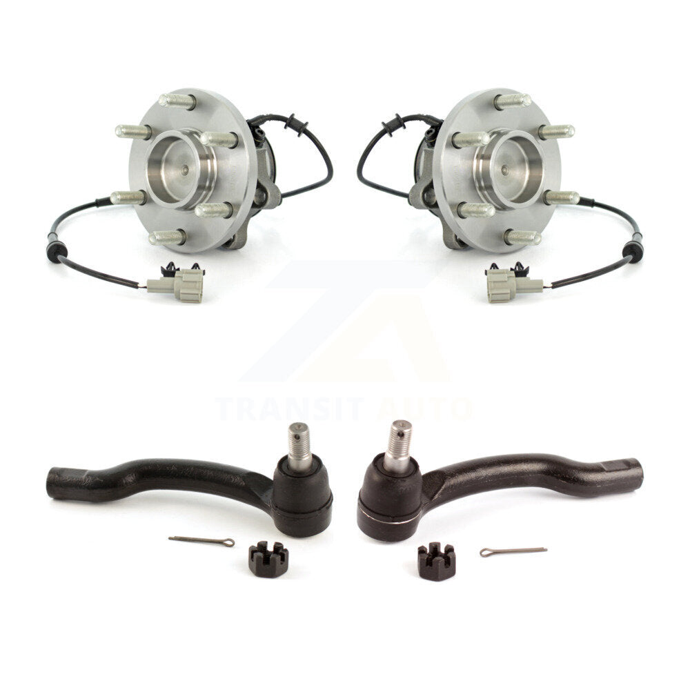 Wheel Bearing Tie Rod End Front Kit For Nissan Frontier Pathfinder Xterra Suzuki