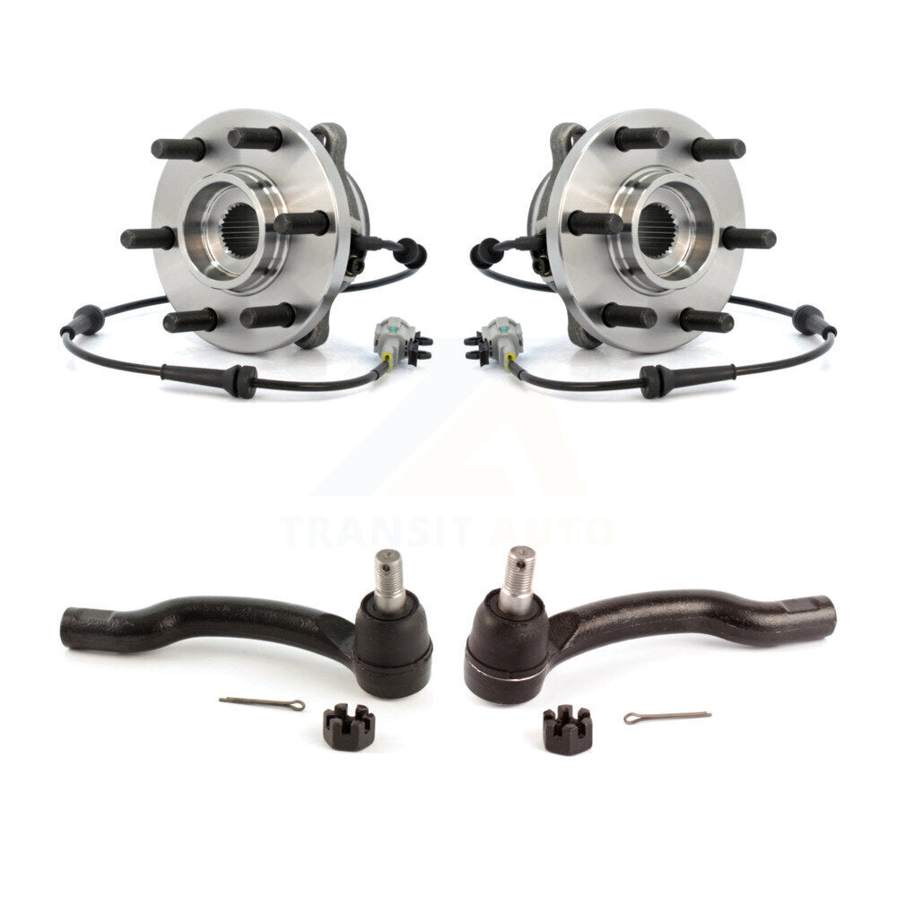 Wheel Bearing Tie Rod End Front Kit For Nissan Frontier Pathfinder Xterra Suzuki
