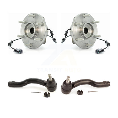 Wheel Bearing And Tie Rod End Front Kit For Nissan TITAN INFINITI QX56 Armada