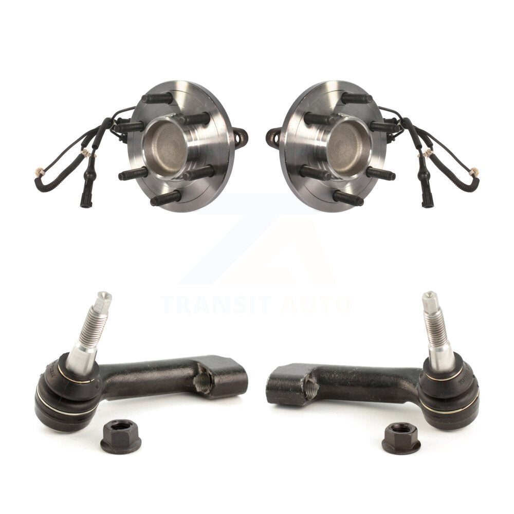 Wheel Bearing & Tie Rod End Front Kit For Ford Expedition Lincoln Navigator RWD