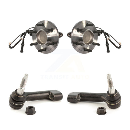Wheel Bearing & Tie Rod End Front Kit For Ford Expedition Lincoln Navigator RWD