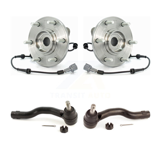 Wheel Bearing And Tie Rod End Front Kit For Nissan TITAN Armada INFINITI QX56