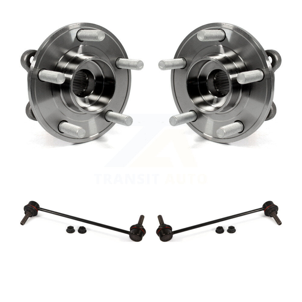 Hub Bearing Assembly Link Front Kit For Ford Fusion Lincoln MKZ Police Responder