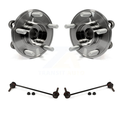 Hub Bearing Assembly Link Front Kit For Ford Fusion Lincoln MKZ Police Responder