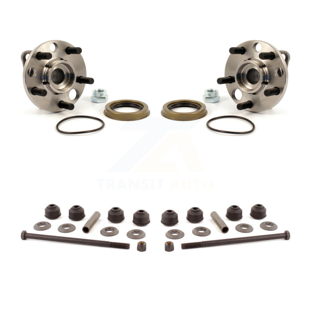 Hub Bearing Assembly And Link Front Kit For Chevrolet Pontiac Cavalier Grand Am