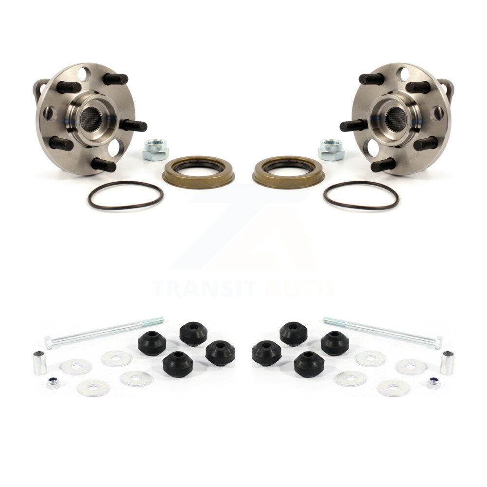 Hub Bearing Assembly And Link Front Kit For Chevrolet Cavalier Pontiac Sunfire