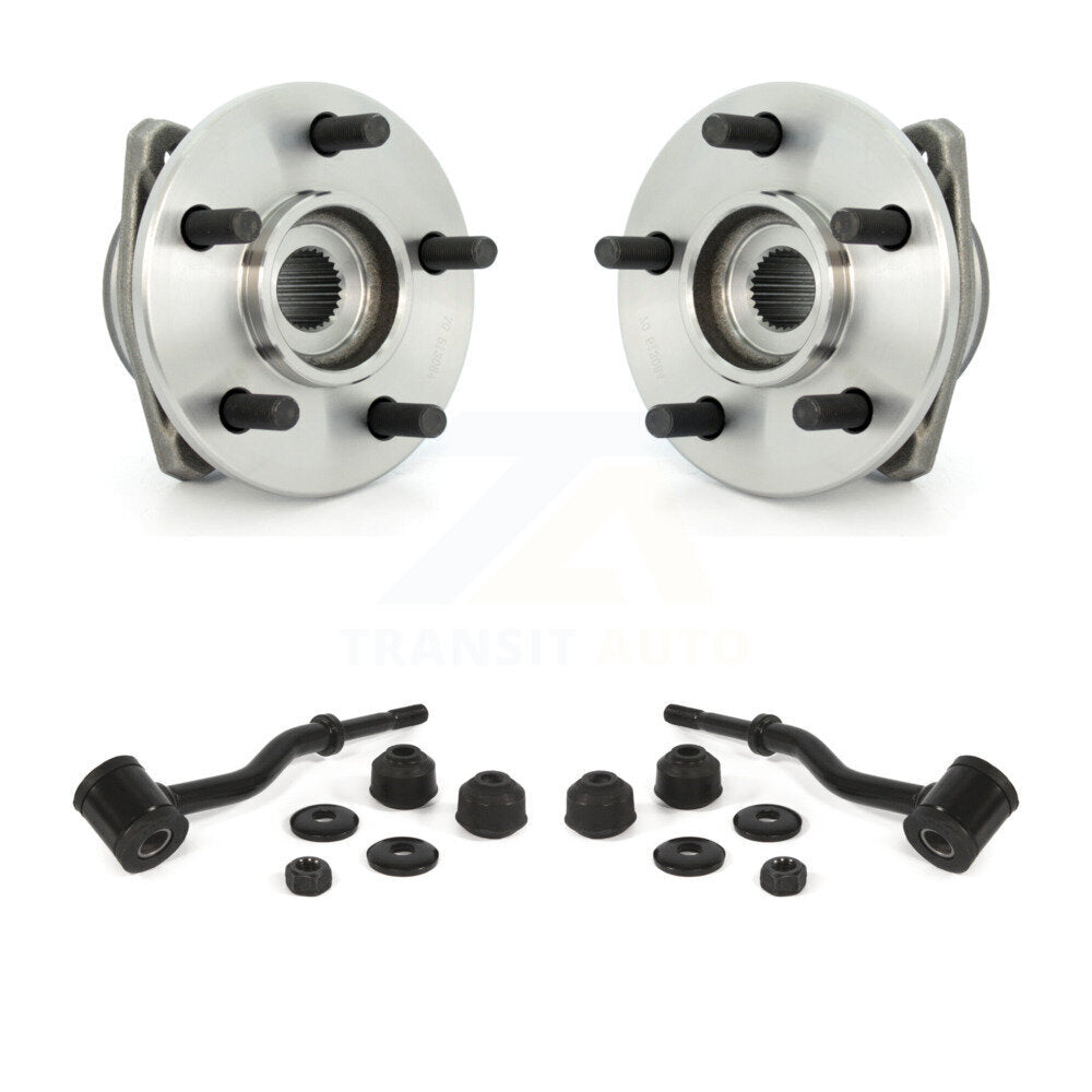 Hub Bearing Assembly & Link Front Kit For Jeep Cherokee Grand Comanche Wagoneer