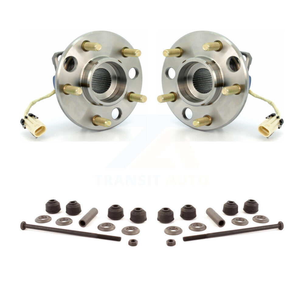 Hub Bearing Assembly Link Front Kit For Buick LeSabre Oldsmobile 88 Cadillac 98