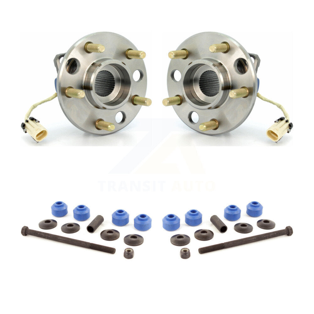Hub Bearing Assembly Link Front Kit For Buick LeSabre Oldsmobile 88 Cadillac 98