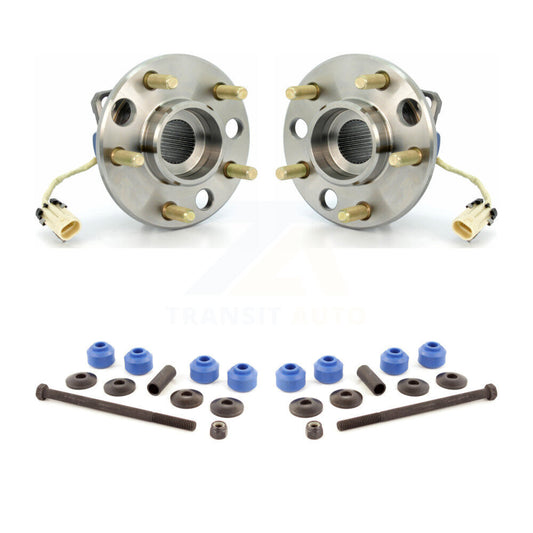 Hub Bearing Assembly Link Front Kit For Buick LeSabre Oldsmobile 88 Cadillac 98