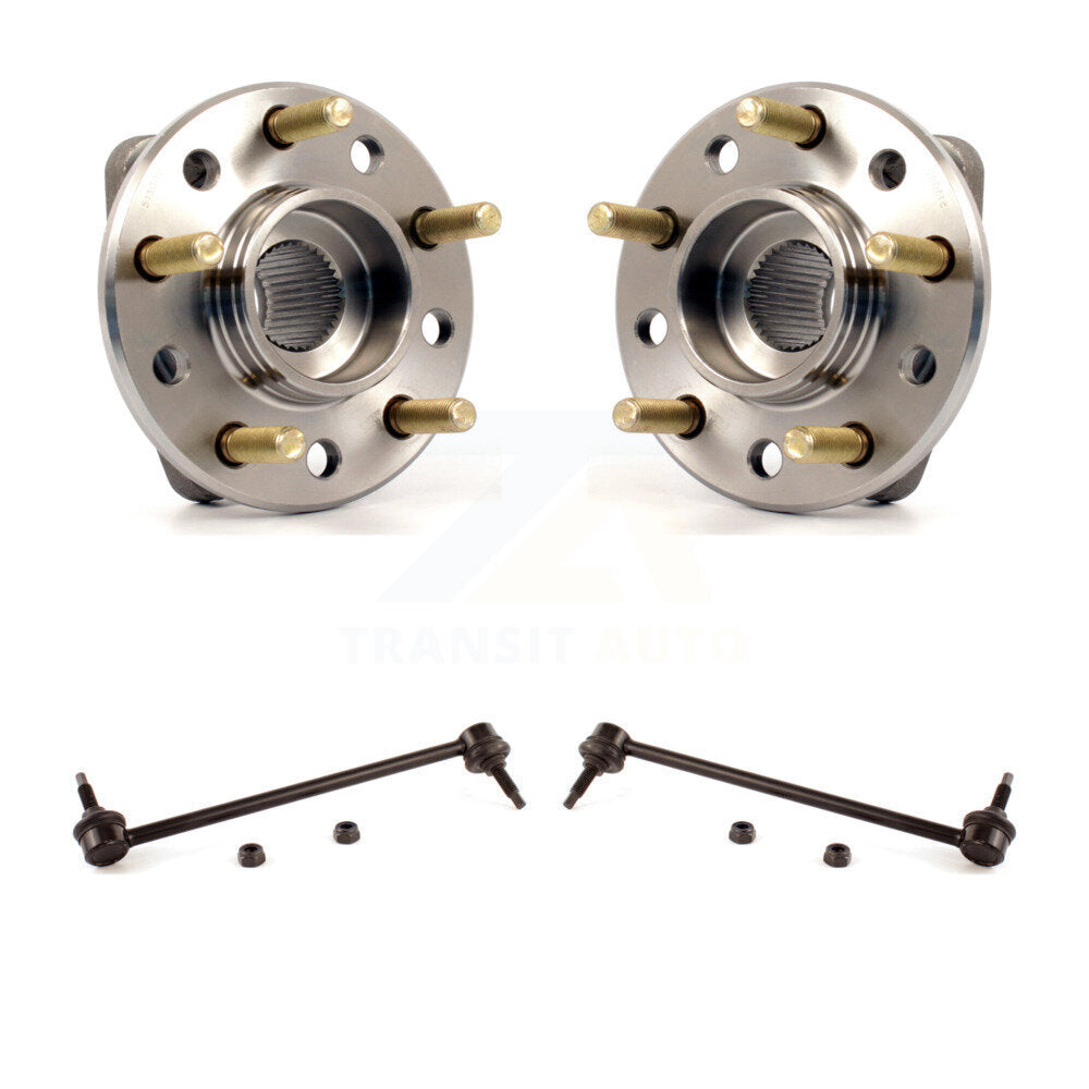 Hub Bearing Assembly & Link Front Kit For Chrysler Intrepid Dodge 300M Concorde