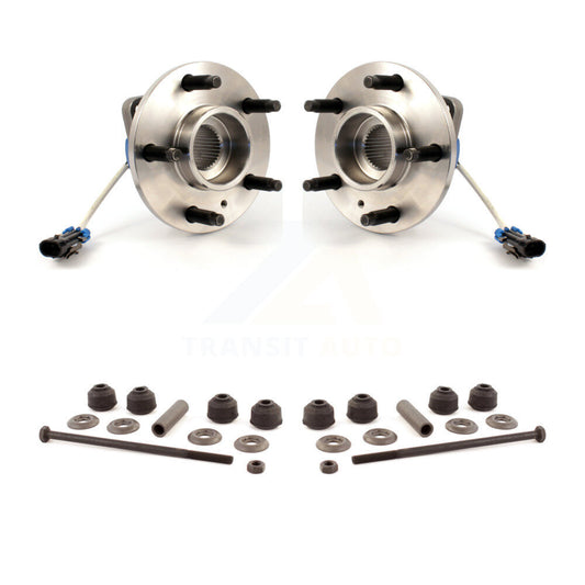 Hub Bearing Assembly & Link Front Kit For Buick Lucerne LeSabre Cadillac DeVille