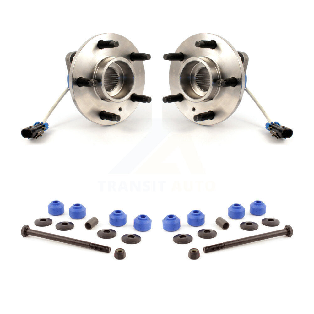 Hub Bearing Assembly And Link Front Kit For Chevrolet Impala Buick Pontiac Grand