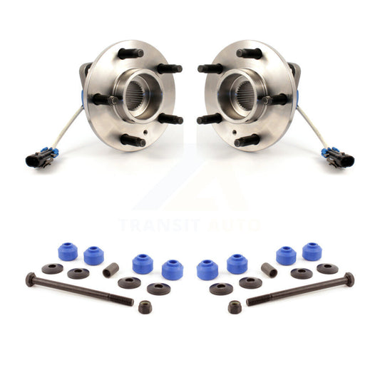 Hub Bearing Assembly And Link Front Kit For Chevrolet Impala Buick Pontiac Grand
