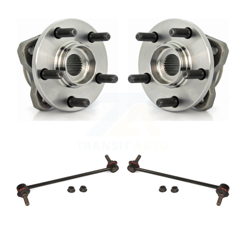 Hub Bearing Assembly & Link Front Kit For Dodge Caravan Grand Plymouth Voyager