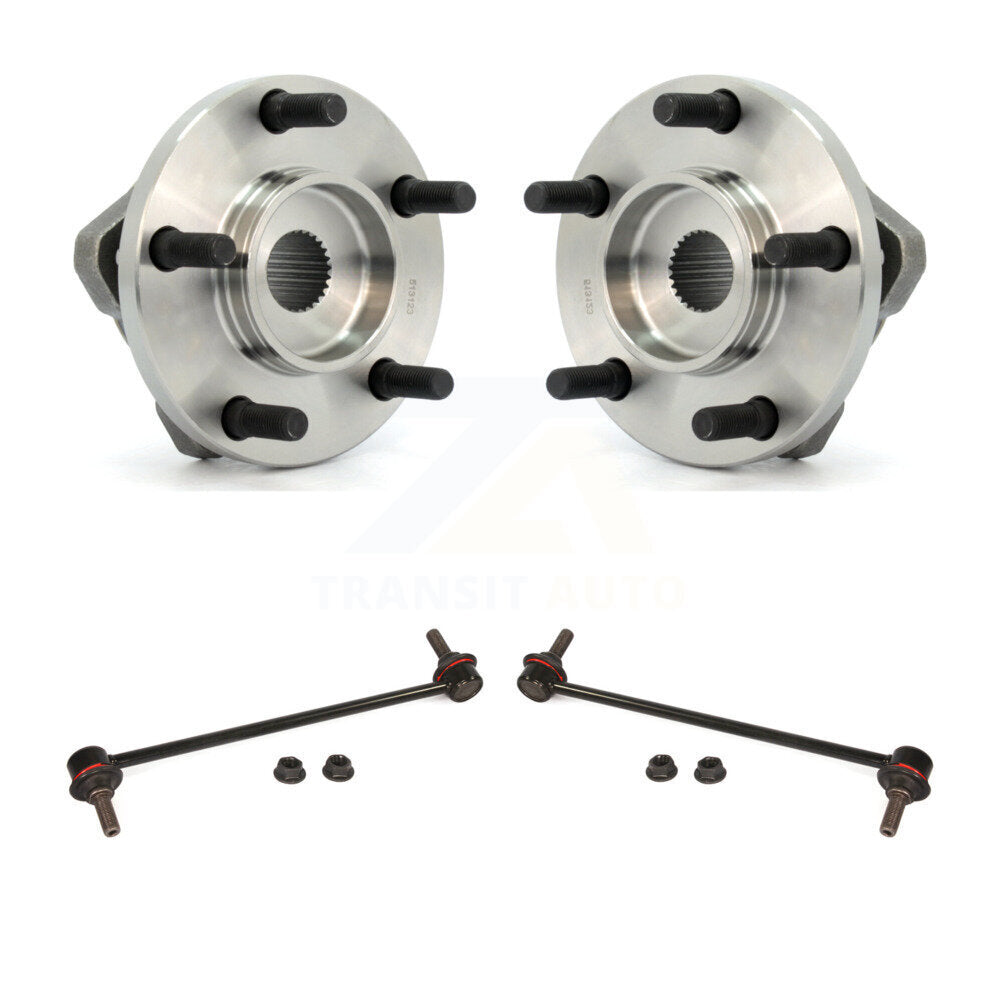 Hub Bearing Assembly And Link Front Kit For Dodge Grand Caravan Chrysler Town &