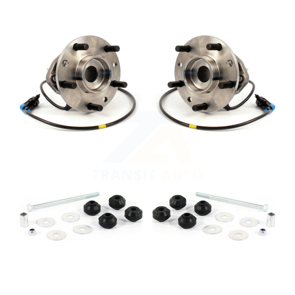 Hub Bearing Assembly & Link Front Kit For Chevrolet GMC Blazer S10 Jimmy Sonoma