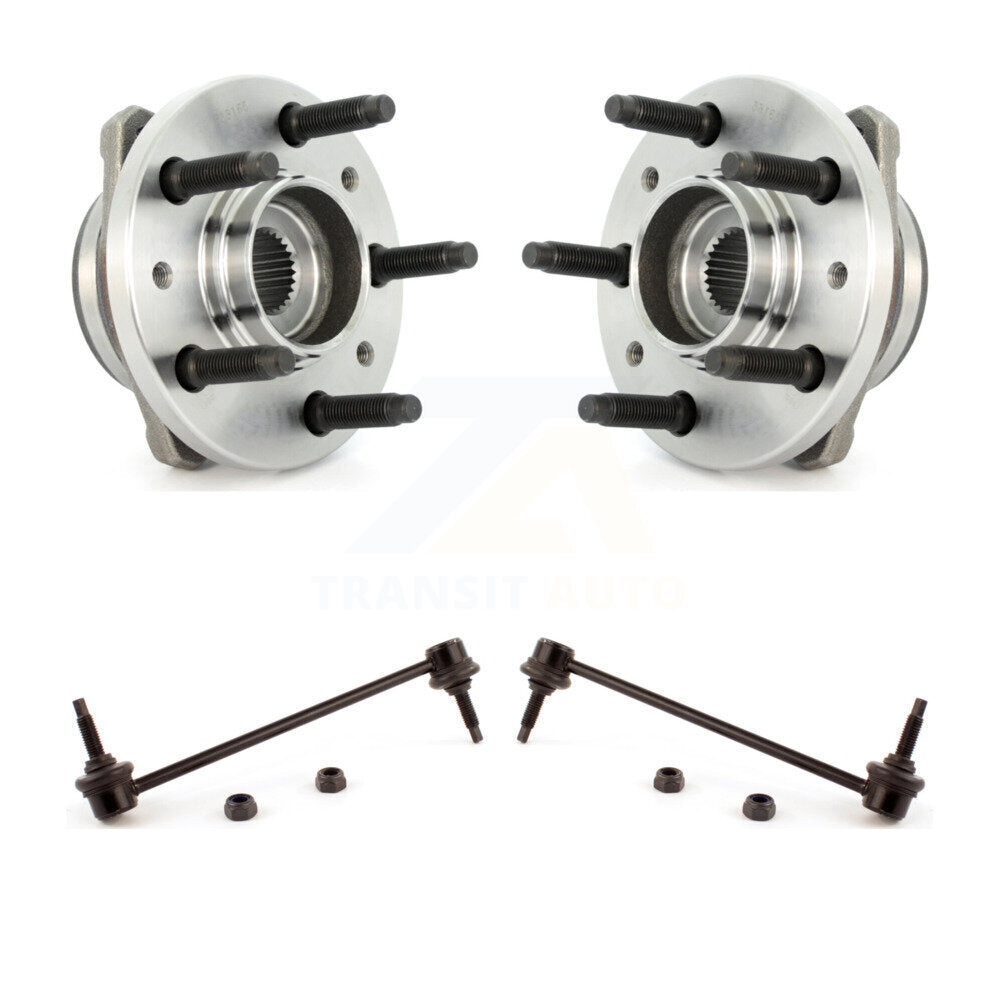 Hub Bearing Assembly And Link Front Kit For 1998-2003 Ford Windstar
