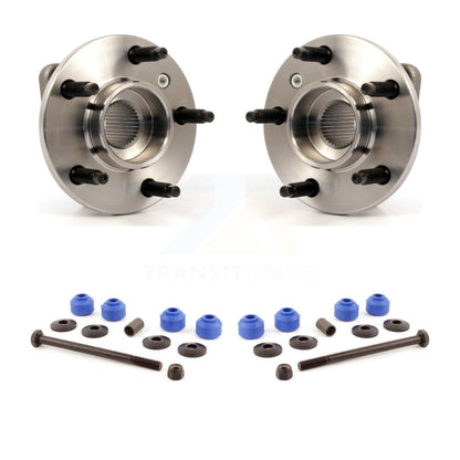 Hub Bearing Assembly And Link Front Kit For Chevrolet Impala Pontiac Buick Grand
