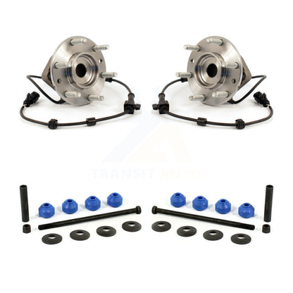 Hub Bearing Assembly And Link Front Kit For Chevrolet Trailblazer GMC Envoy Saab