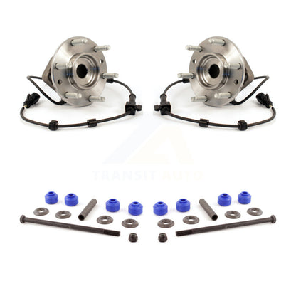 Hub Bearing Assembly And Link Front Kit For Chevrolet Trailblazer GMC Envoy Saab