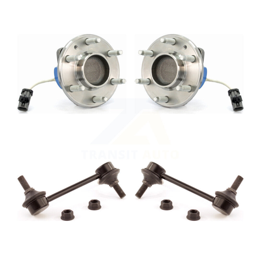 Hub Bearing Assembly And Link Front Kit For 2004-2007 Cadillac CTS V