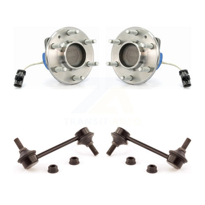 Hub Bearing Assembly And Link Front Kit For 2004-2007 Cadillac CTS V