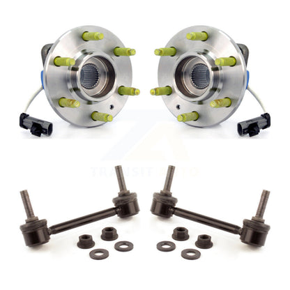Hub Bearing Assembly And Link Front Kit For 2004-2009 Cadillac SRX AWD