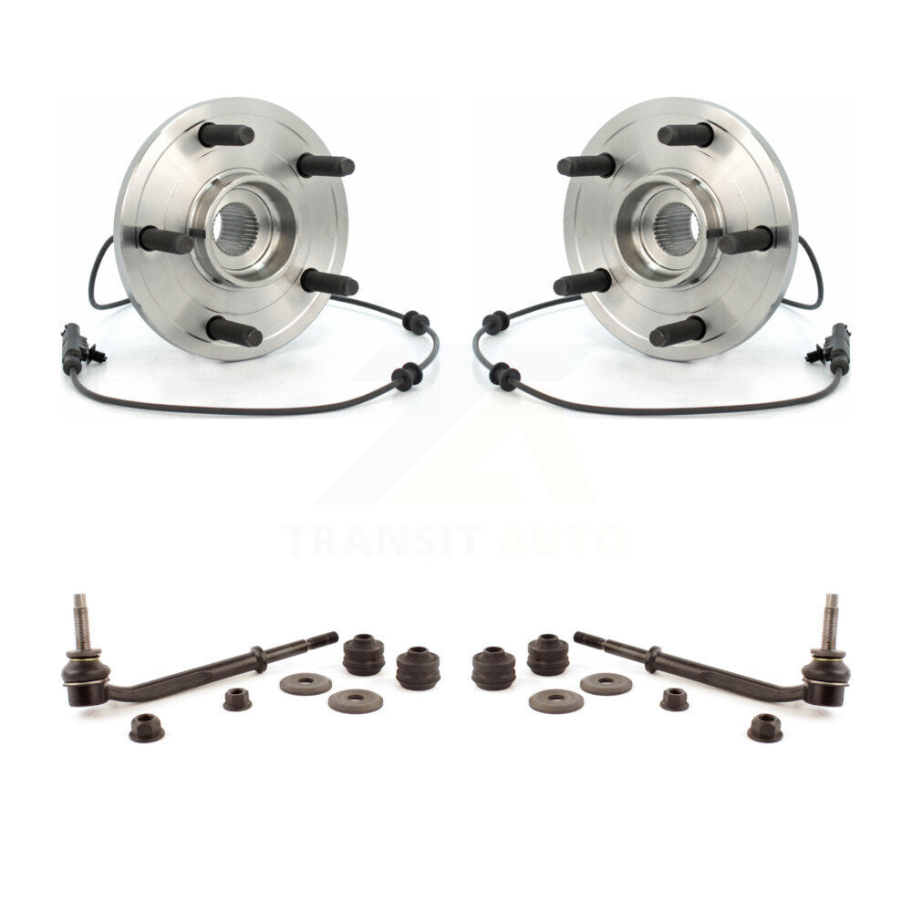 Hub Bearing Assembly And Link Front Kit For 2004-2005 Dodge Durango