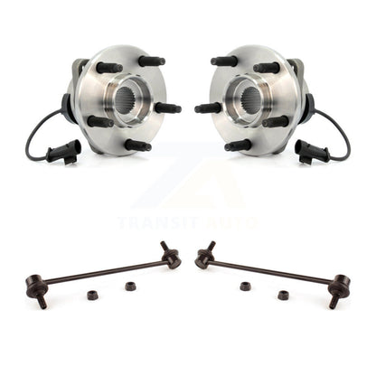 Hub Bearing Assembly & Link Front Kit For Chevrolet Malibu Pontiac G6 HHR Saturn