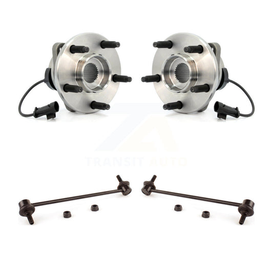 Hub Bearing Assembly & Link Front Kit For Chevrolet Malibu Pontiac G6 HHR Saturn
