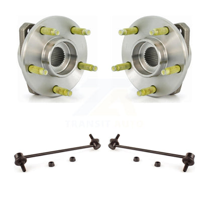 Hub Bearing Assembly And Link Front Kit For Chevrolet Malibu Pontiac G6 Non-ABS