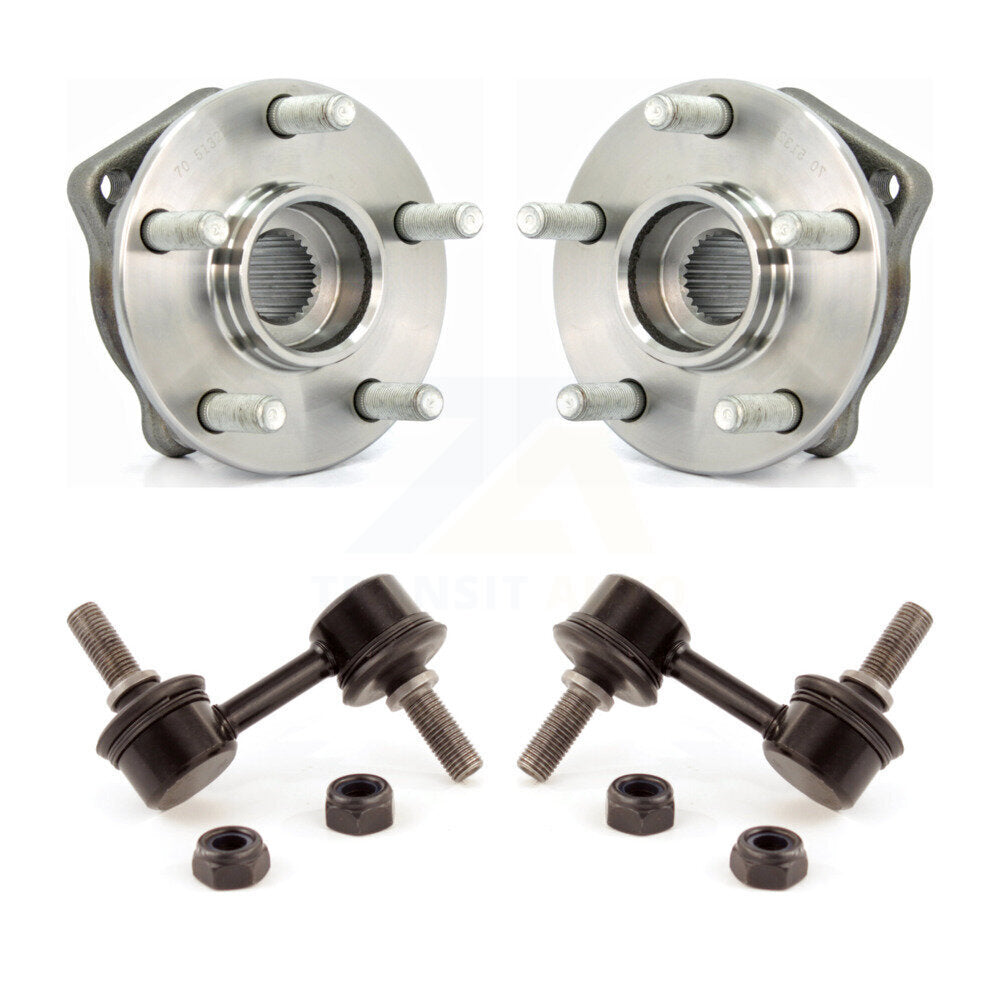 Hub Bearing Assembly & Link Front Kit For Subaru Impreza Forester Outback Legacy