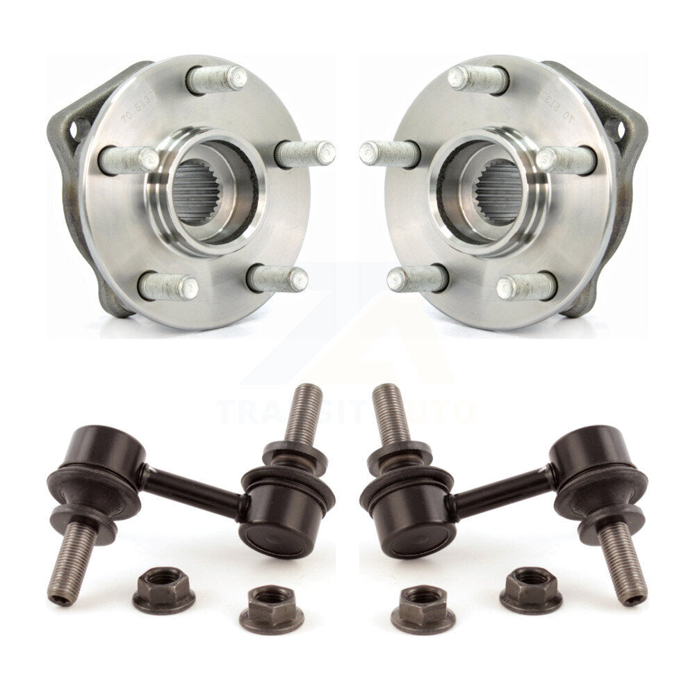 Hub Bearing Assembly And Link Front Kit For Subaru Outback XV Crosstrek Forester