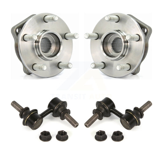 Hub Bearing Assembly And Link Front Kit For 2010-2014 Subaru Legacy