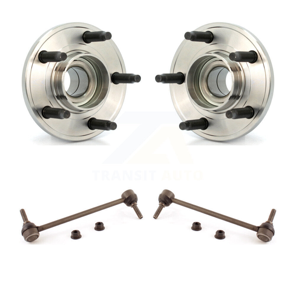 Hub Bearing Assembly And Link Front Kit For Ford Mustang
