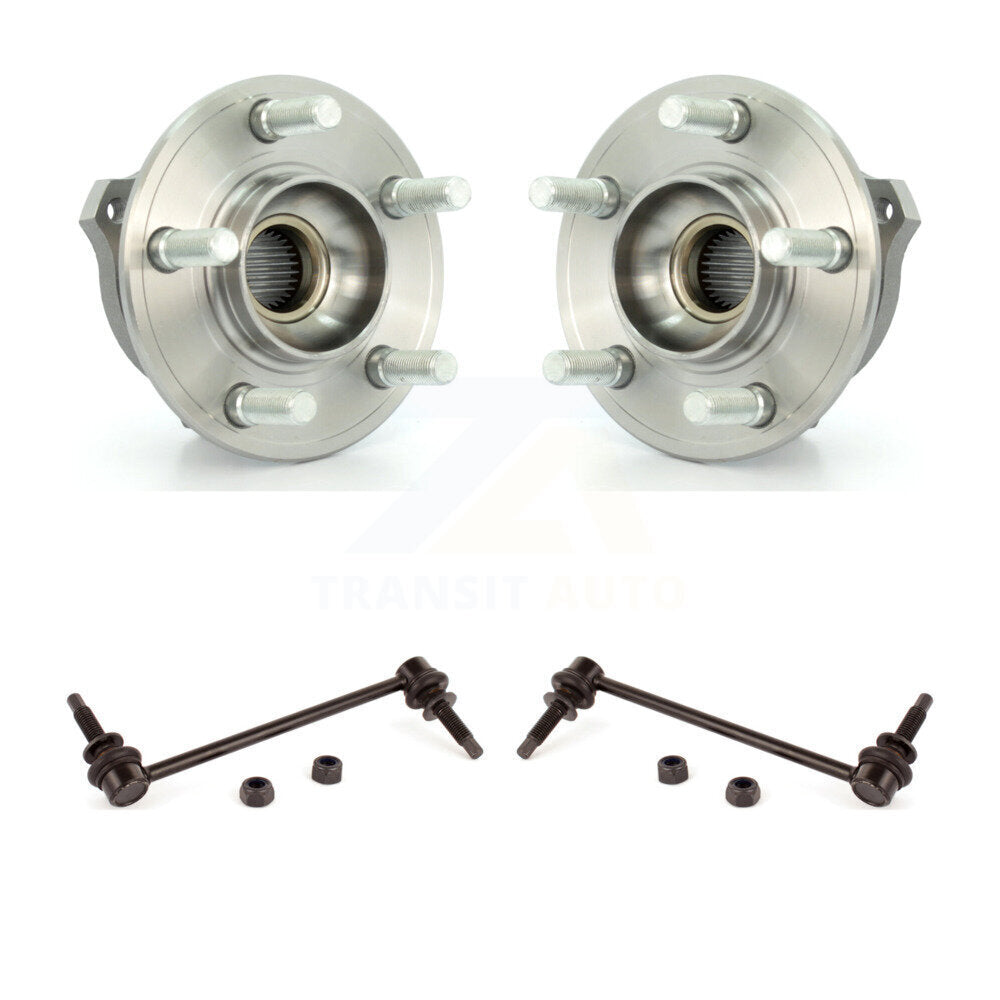 Hub Bearing Assembly & Link Front Kit For Dodge Chrysler 300 Charger Challenger
