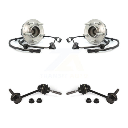 Hub Bearing Assembly And Link Front Kit For Ford Crown Victoria Lincoln Town Car