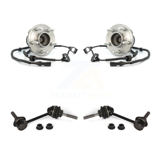 Hub Bearing Assembly And Link Front Kit For Ford Crown Victoria Lincoln Town Car