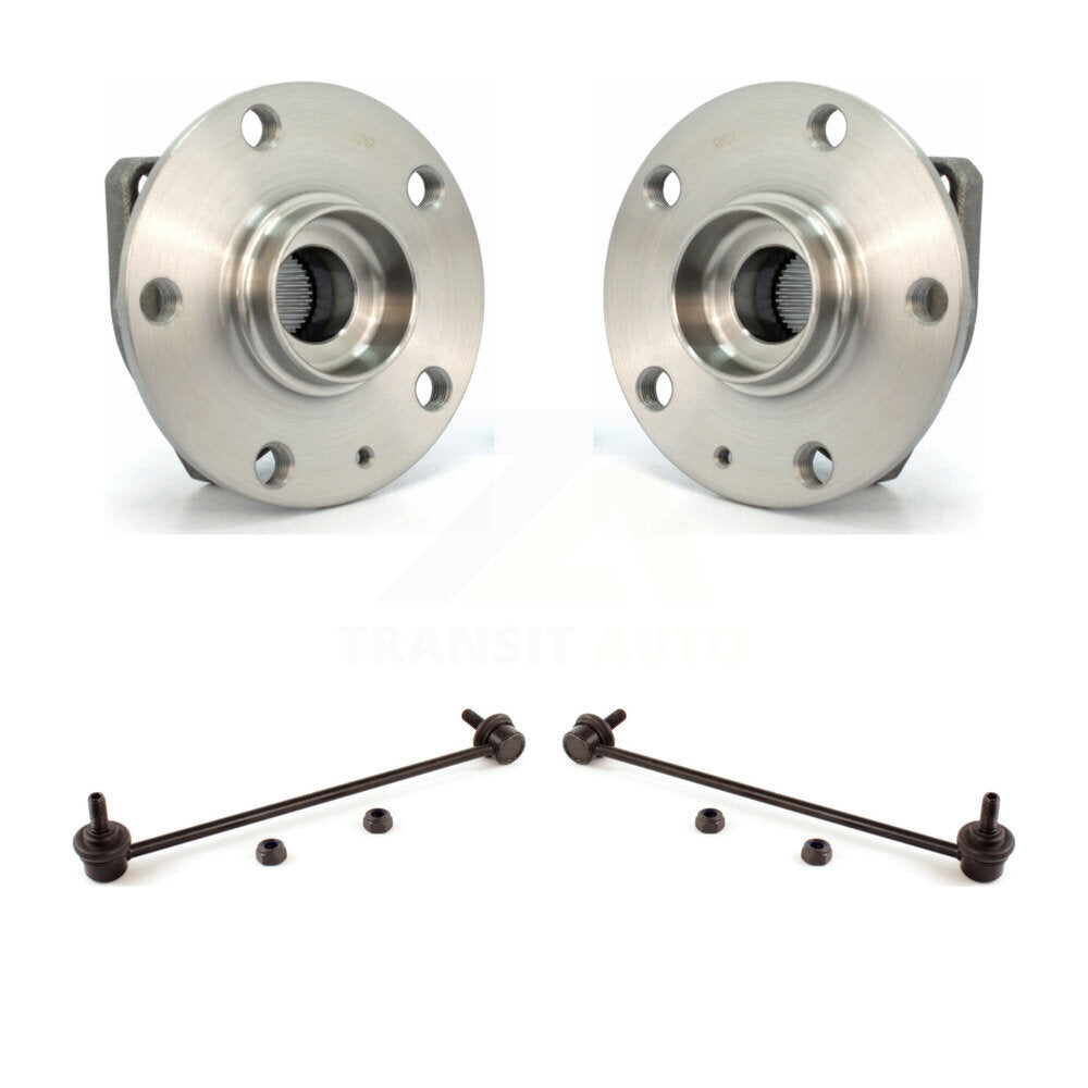 Hub Bearing Assembly & Link Front Kit For Volkswagen Golf SportWagen Rabbit GTI