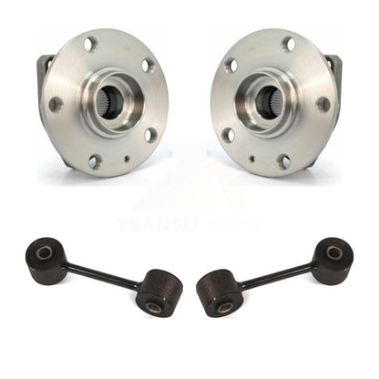 Hub Bearing Assembly Link Front Kit For 07-10 Volkswagen Golf City With 2 Holes