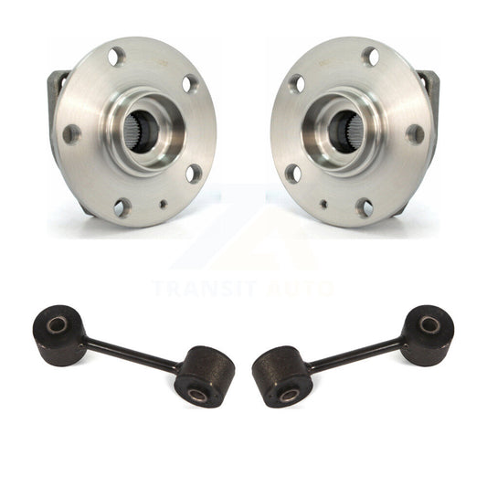 Hub Bearing Assembly Link Front Kit For 07-10 Volkswagen Golf City With 2 Holes