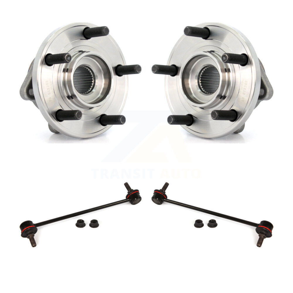 Hub Bearing Assembly And Link Front Kit For Chrysler 200 Dodge Avenger Sebring