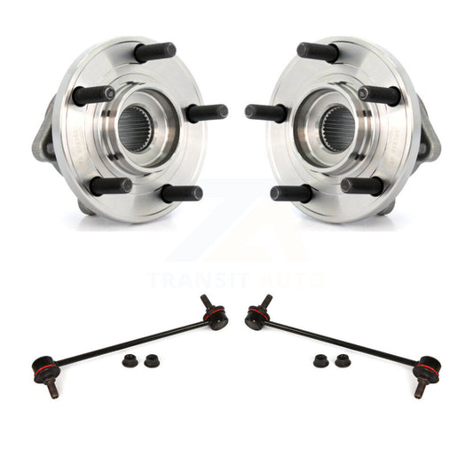 Hub Bearing Assembly And Link Front Kit For Chrysler 200 Dodge Avenger Sebring