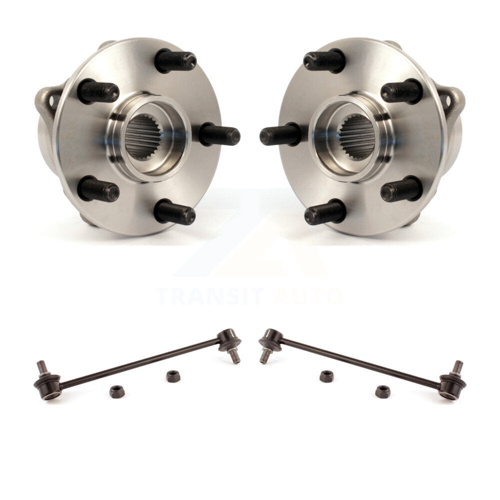 Hub Bearing Assembly And Link Front Kit For 2004-2009 Toyota Prius