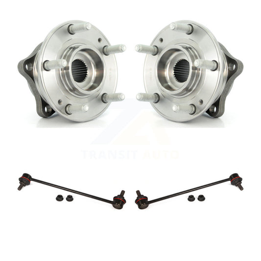 Hub Bearing Assembly & Link Front Kit For Hyundai Santa Fe Sport Kia Sorento XL